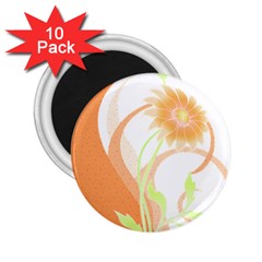 Flowers Art T- Shirtflowers T- Shirt (24) 2.25  Magnets (10 pack) 