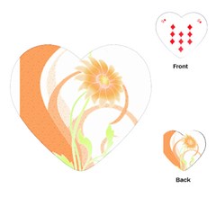 Flowers Art T- Shirtflowers T- Shirt (24) Playing Cards Single Design (heart)