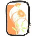 Flowers Art T- Shirtflowers T- Shirt (24) Compact Camera Leather Case Front