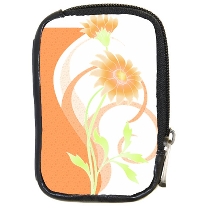 Flowers Art T- Shirtflowers T- Shirt (24) Compact Camera Leather Case