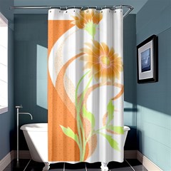 Flowers Art T- Shirtflowers T- Shirt (24) Shower Curtain 36  X 72  (stall)  by EnriqueJohnson