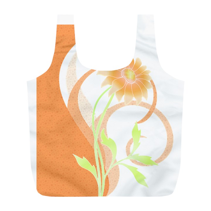 Flowers Art T- Shirtflowers T- Shirt (24) Full Print Recycle Bag (L)