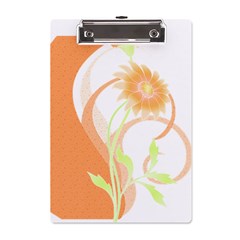 Flowers Art T- Shirtflowers T- Shirt (24) A5 Acrylic Clipboard