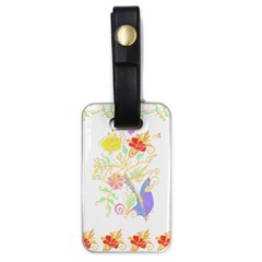 Flowers Art T- Shirtflowers T- Shirt Luggage Tag (one Side) by EnriqueJohnson