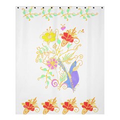 Flowers Art T- Shirtflowers T- Shirt Shower Curtain 60  X 72  (medium)  by EnriqueJohnson