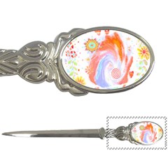 Flowers Blooming T- Shirt Coming Through  T- Shirt Letter Opener by EnriqueJohnson