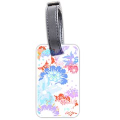 Flowers Illustration T- Shirt Sunshine Blossoms Luggage Tag (one Side) by EnriqueJohnson