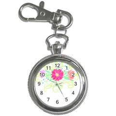 Flowers Illustration T- Shirtflowers T- Shirt (1) Key Chain Watches by EnriqueJohnson