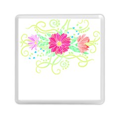 Flowers Illustration T- Shirtflowers T- Shirt (1) Memory Card Reader (square) by EnriqueJohnson