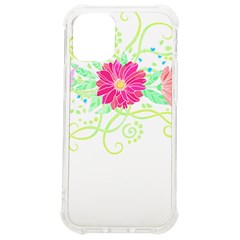 Flowers Illustration T- Shirtflowers T- Shirt (1) Iphone 12 Mini Tpu Uv Print Case	 by EnriqueJohnson