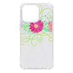 Flowers Illustration T- Shirtflowers T- Shirt (1) iPhone 13 Pro TPU UV Print Case Front