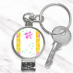 Flowers Illustration T- Shirtflowers T- Shirt (2) Nail Clippers Key Chain by EnriqueJohnson