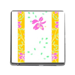 Flowers Illustration T- Shirtflowers T- Shirt (2) Memory Card Reader (square 5 Slot) by EnriqueJohnson