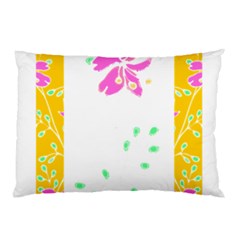 Flowers Illustration T- Shirtflowers T- Shirt (2) Pillow Case (two Sides) by EnriqueJohnson