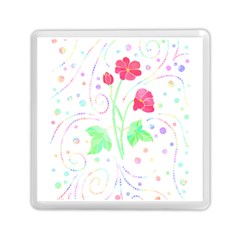 Flowers Illustration T- Shirtflowers T- Shirt (3) Memory Card Reader (square) by EnriqueJohnson