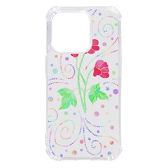 Flowers Illustration T- Shirtflowers T- Shirt (3) Iphone 14 Pro Tpu Uv Print Case by EnriqueJohnson