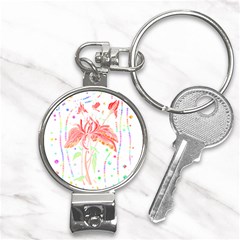 Flowers Illustration T- Shirtflowers T- Shirt (4) Nail Clippers Key Chain by EnriqueJohnson