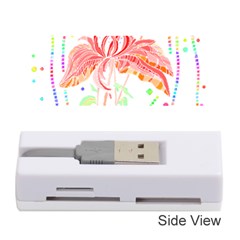 Flowers Illustration T- Shirtflowers T- Shirt (4) Memory Card Reader (stick) by EnriqueJohnson