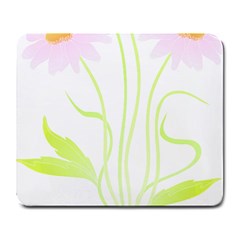 Flowers Illustration T- Shirtflowers T- Shirt (5) Large Mousepad by EnriqueJohnson