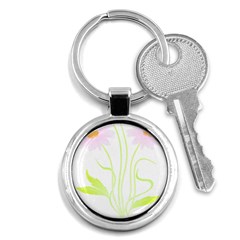 Flowers Illustration T- Shirtflowers T- Shirt (5) Key Chain (round) by EnriqueJohnson