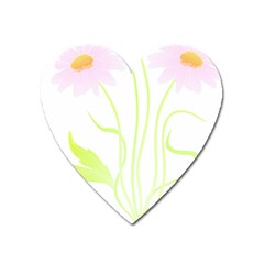 Flowers Illustration T- Shirtflowers T- Shirt (5) Heart Magnet by EnriqueJohnson