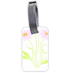 Flowers Illustration T- Shirtflowers T- Shirt (5) Luggage Tag (two Sides) by EnriqueJohnson