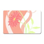 Flowers Illustration T- Shirtflowers T- Shirt (6) Magnet (Rectangular) Front