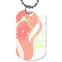 Flowers Illustration T- Shirtflowers T- Shirt (6) Dog Tag (two Sides) by EnriqueJohnson