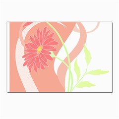 Flowers Illustration T- Shirtflowers T- Shirt (6) Postcard 4 x 6  (pkg Of 10)