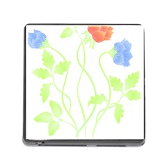 Flowers Illustration T- Shirtflowers T- Shirt (7) Memory Card Reader (square 5 Slot) by EnriqueJohnson