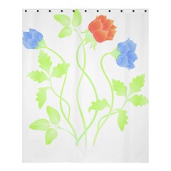 Flowers Illustration T- Shirtflowers T- Shirt (7) Shower Curtain 60  X 72  (medium)  by EnriqueJohnson