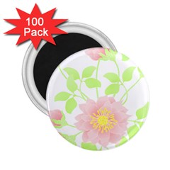 Flowers Illustration T- Shirtflowers T- Shirt (8) 2.25  Magnets (100 pack) 