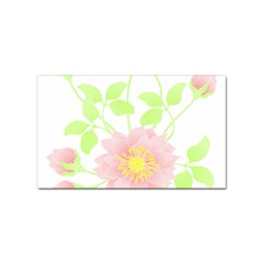 Flowers Illustration T- Shirtflowers T- Shirt (8) Sticker Rectangular (100 pack)