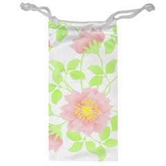 Flowers Illustration T- Shirtflowers T- Shirt (8) Jewelry Bag