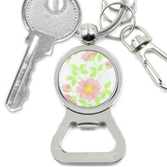 Flowers Illustration T- Shirtflowers T- Shirt (8) Bottle Opener Key Chain