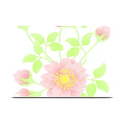 Flowers Illustration T- Shirtflowers T- Shirt (8) Plate Mats