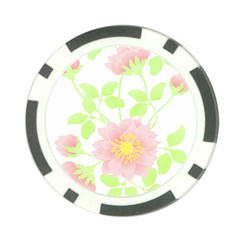 Flowers Illustration T- Shirtflowers T- Shirt (8) Poker Chip Card Guard by EnriqueJohnson