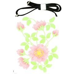 Flowers Illustration T- Shirtflowers T- Shirt (8) Shoulder Sling Bag