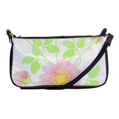 Flowers Illustration T- Shirtflowers T- Shirt (8) Shoulder Clutch Bag