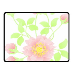 Flowers Illustration T- Shirtflowers T- Shirt (8) Fleece Blanket (Small)