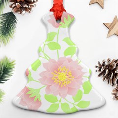 Flowers Illustration T- Shirtflowers T- Shirt (8) Ornament (Christmas Tree) 