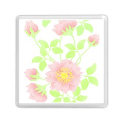 Flowers Illustration T- Shirtflowers T- Shirt (8) Memory Card Reader (Square)