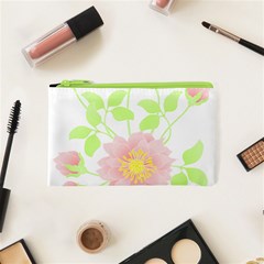 Flowers Illustration T- Shirtflowers T- Shirt (8) Cosmetic Bag (xs) by EnriqueJohnson