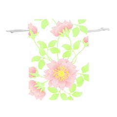 Flowers Illustration T- Shirtflowers T- Shirt (8) Lightweight Drawstring Pouch (S)