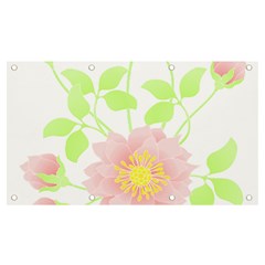 Flowers Illustration T- Shirtflowers T- Shirt (8) Banner and Sign 7  x 4 