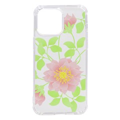 Flowers Illustration T- Shirtflowers T- Shirt (8) Iphone 14 Pro Max Tpu Uv Print Case