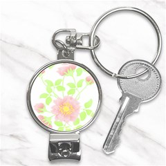 Flowers Illustration T- Shirtflowers T- Shirt (8) Nail Clippers Key Chain by EnriqueJohnson