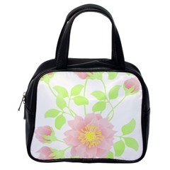 Flowers Illustration T- Shirtflowers T- Shirt (8) Classic Handbag (one Side) by EnriqueJohnson