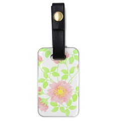 Flowers Illustration T- Shirtflowers T- Shirt (8) Luggage Tag (one Side) by EnriqueJohnson