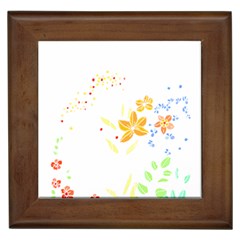 Flowers Lover T- Shirtflowers T- Shirt (1) Framed Tile